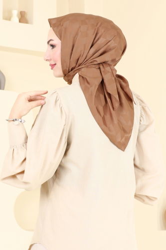 moda selvim Scarf 200MDI1081 Tan - Thumbnail