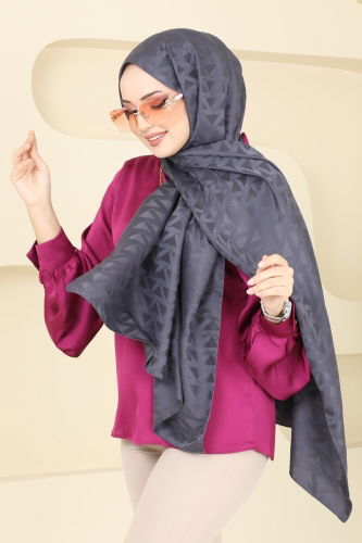 moda selvim Scarf 201MDI1081 Anthracite - Thumbnail