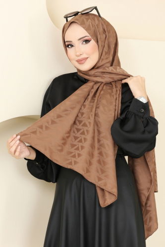 moda selvim Scarf 201MDI1081 Tan - Thumbnail