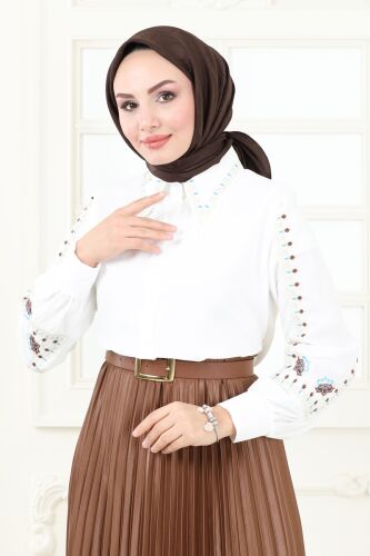 Scarf 202MDI1081 Brown 