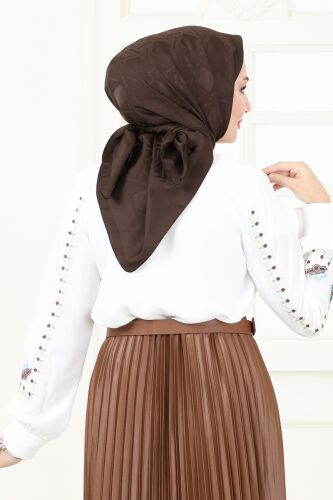 Scarf 202MDI1081 Brown - 3