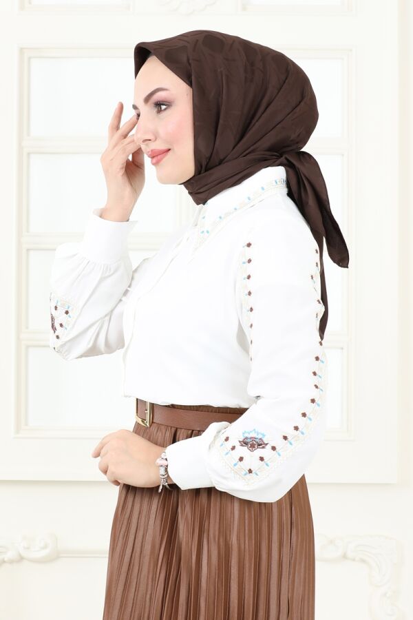 Scarf 202MDI1081 Brown - 2