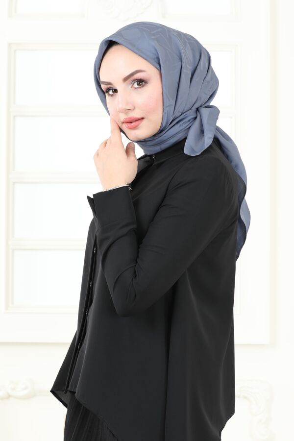 Modaselvim ايشاربات إشارب رمادي غامق 202MDI1081