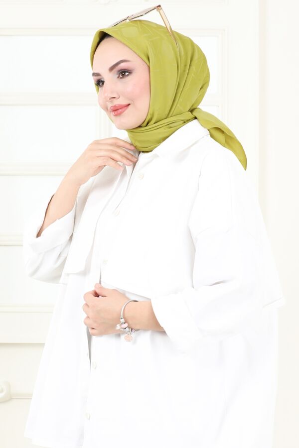 Scarf 202MDI1081 Oil Green - 2