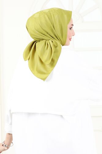 moda selvim إشارب أخضر 202MDI1081 - Thumbnail