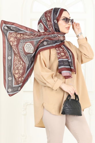 M.D.İ. - Scarf 203MDI1081 Burgundy