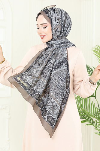 moda selvim Scarf 204MDI1081 Dark Vision - Thumbnail