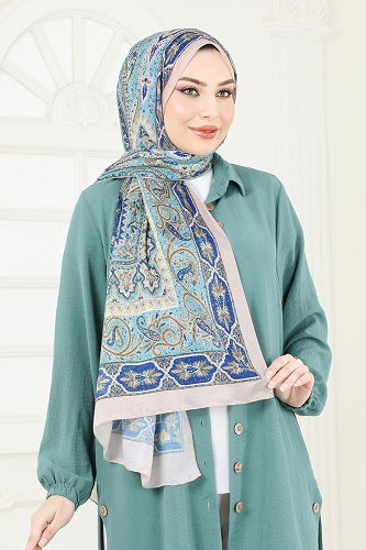 moda selvim شال بيج 204MDI1081 - Thumbnail