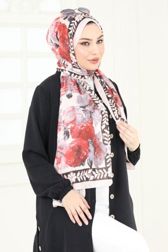 moda selvim Scarf 205MDI1081 Powder - Thumbnail