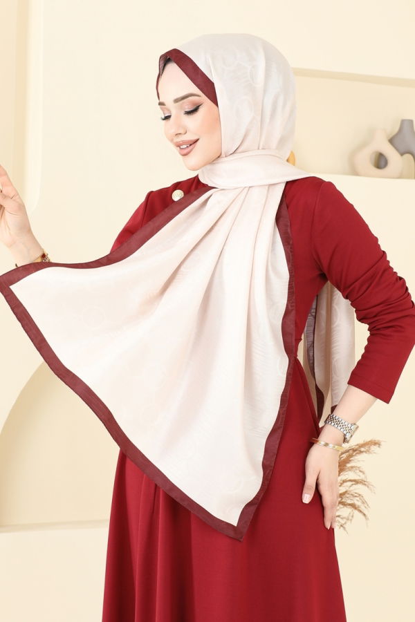 Modaselvim Shawls Scarf 206MDI1081 Burgundy