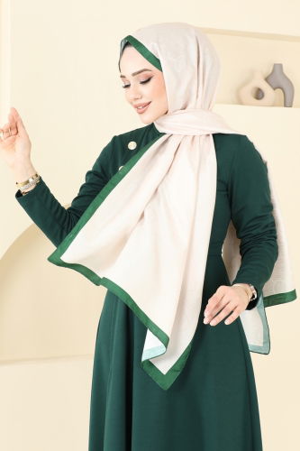 moda selvim شال زيتي 206MDI1081 - Thumbnail