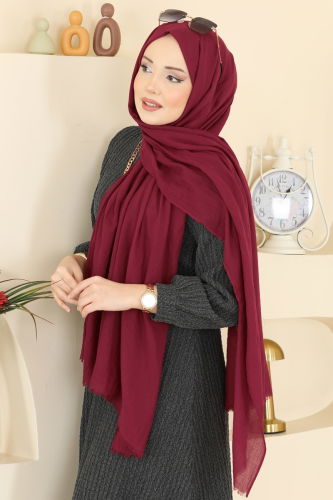 M.D.İ. - Scarf 208MDI1081 Burgundy