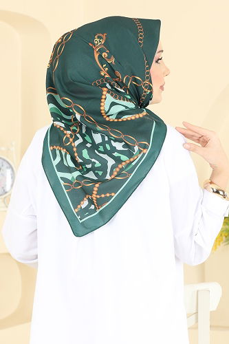 moda selvim Scarf 209MDI1081 Emerald - Thumbnail