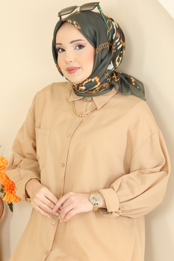 Modaselvim ايشاربات إشارب اخضر عفني 209MDI1081