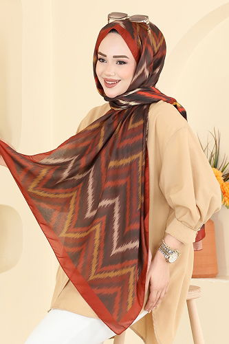 moda selvim Scarf 210MDI1081 Tile - Thumbnail