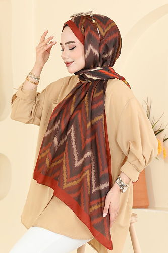 moda selvim Scarf 210MDI1081 Tile - Thumbnail