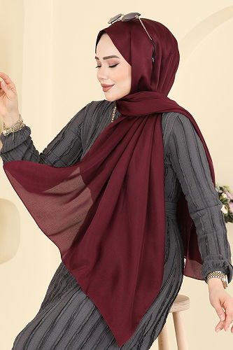 moda selvim شال خمري 211MDI1081 - Thumbnail