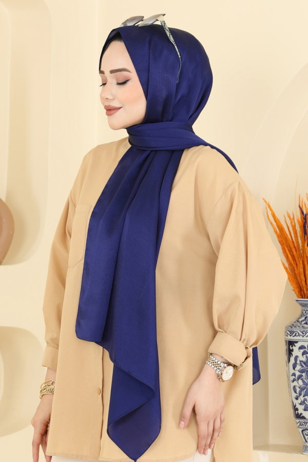 Modaselvim Shawls Scarf 211MDI1081 Navy Blue