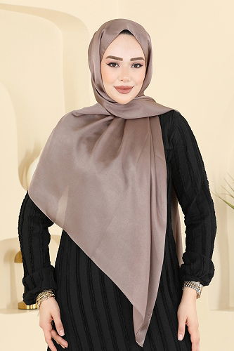 moda selvim شال بيج وردي 211MDI1081 - Thumbnail