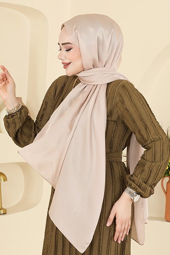 moda selvim شال بيج 211MDI1081 - Thumbnail