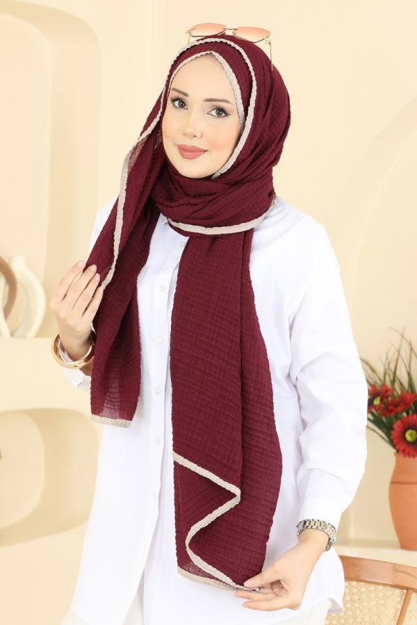 Modaselvim Shawls Scarf 212MDI1081 Burgundy