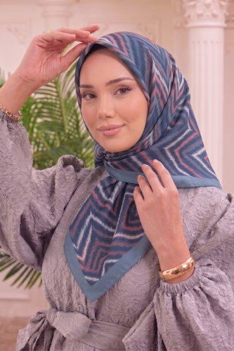 M.D.İ. - إشارب ازرق 215MDI1081