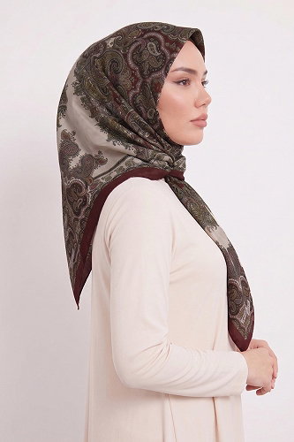 moda selvim Scarf 216AFV475 Tan - Thumbnail