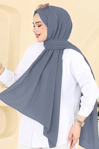 moda selvim Scarf 3460SL432 Anthracite - Thumbnail