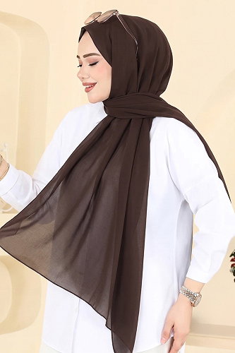 moda selvim Scarf 3460SL432 Bitter Brown - Thumbnail