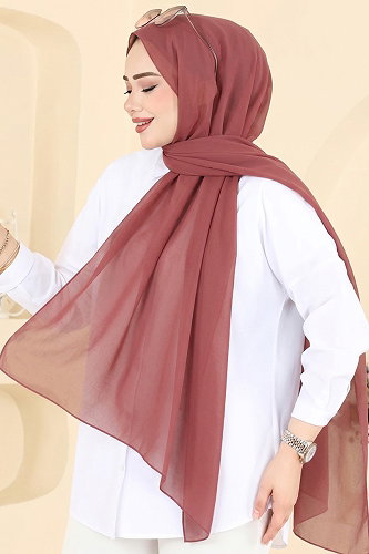 moda selvim Scarf 3460SL432 Dark Rose Dusky - Thumbnail