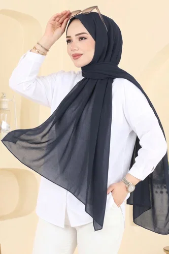 S.L. - Scarf 3460SL432 Navy Blue