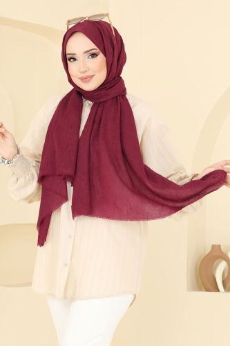 E.R.B. - Scarf 500ERB1087 Burgundy