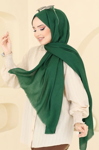 moda selvim Scarf 500ERB1087 Emerald - Thumbnail