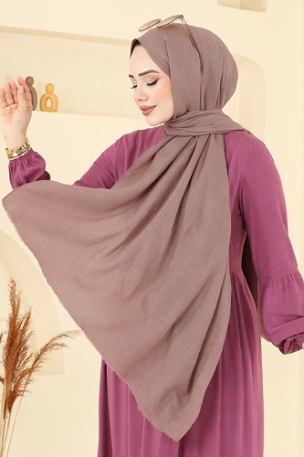 moda selvim شال بيج 500ERB1087 - Thumbnail