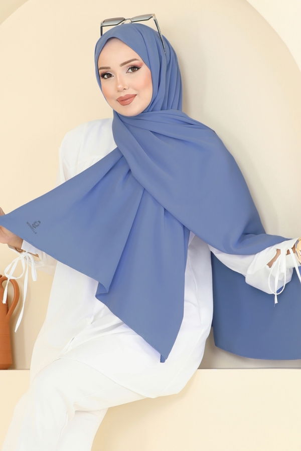 Modaselvim NET 20%+20% DISCOUNT IN THE CARD Scarf 500MDL873 Indigo