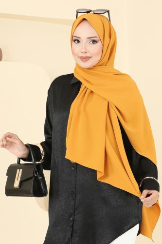 M.D.L. - Scarf 500MDL873 Mustard