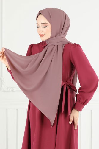 moda selvim شال بيج وردي 500MDL873 - Thumbnail