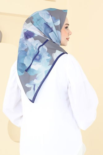 moda selvim Scarf 501ERB1087 Gray - Thumbnail