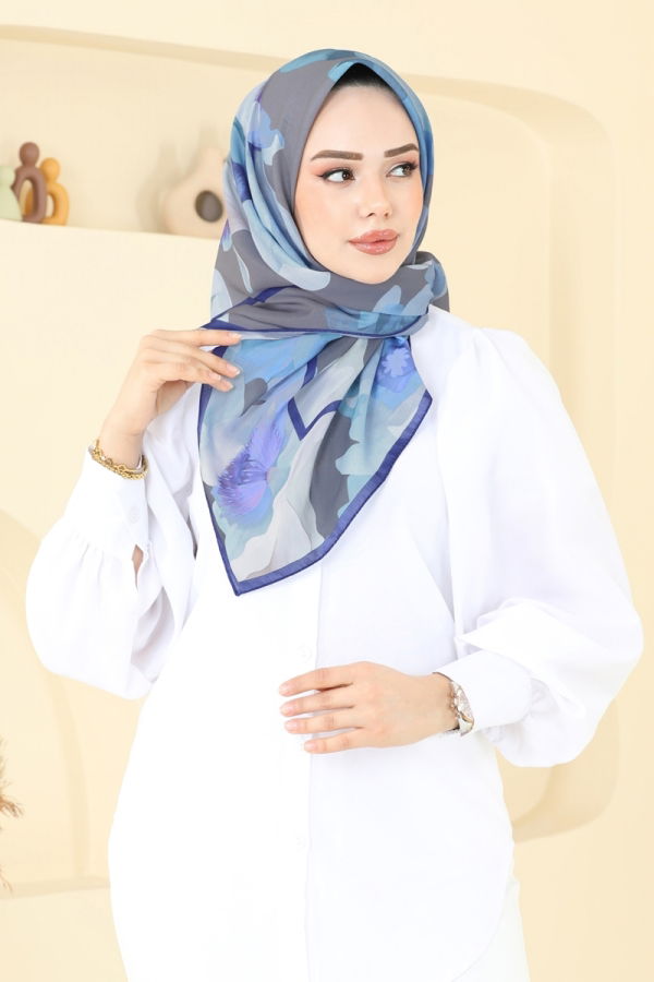 Modaselvim ايشاربات إشارب رمادي 501ERB1087
