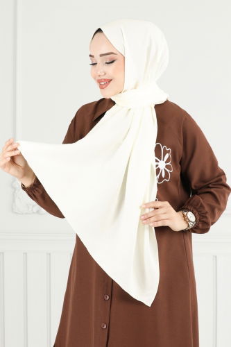 moda selvim شال سكري 501MDL873 - Thumbnail