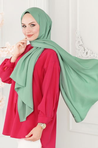 moda selvim Scarf 501MDL873 Water Green - Thumbnail