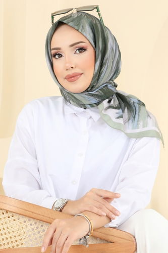 E.R.B. - Scarf 502ERB1087 Almond Green