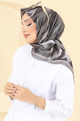 moda selvim Scarf 502ERB1087 Dark Vision - Thumbnail