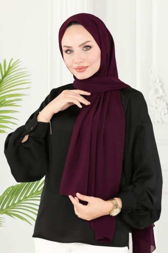 moda selvim شال خمري 502MDL873 - Thumbnail