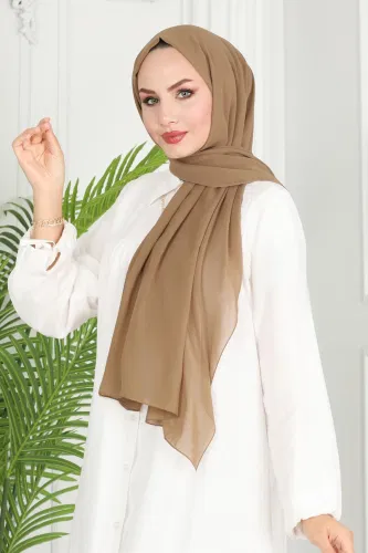 moda selvim Scarf 502MDL873 Latte - Thumbnail