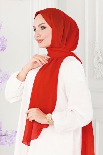 moda selvim Scarf 502MDL873 Pomegranate Blossom - Thumbnail