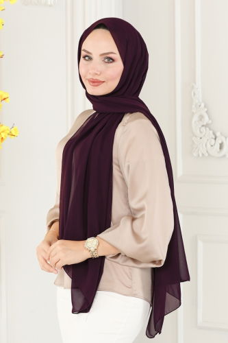 M.D.L. - شال أرجواني 502MDL873