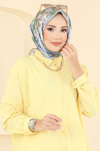 moda selvim Scarf 503ERB1087 Green - Thumbnail