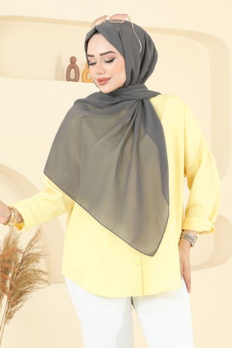 P.L.K. - شال رمادي غامق 503MDLK1153