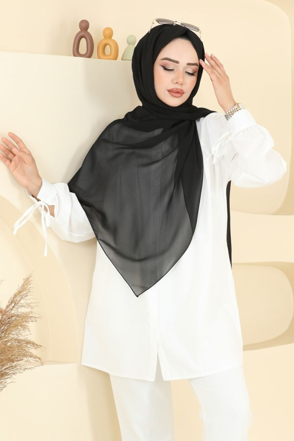 Modaselvim NET 20%+20% DISCOUNT IN THE CARD Scarf 503MDLK1153 Black